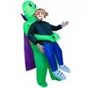 Costume Gonflable Dinosaure Alien Halloween Très Vendu - Tenue Poupée Drôle Créative pour Spectacles et Maquillage