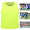 Small Mesh Children Football Training Vest Breathable Fluorescent Green  Size Breathable Football Vest