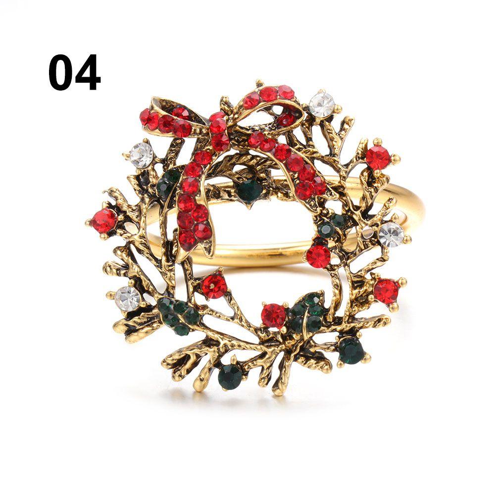 Craft Christmas Tree Wedding Supplies Table Decoration Christmas Supplies Napkin Ring Mouth Ring
