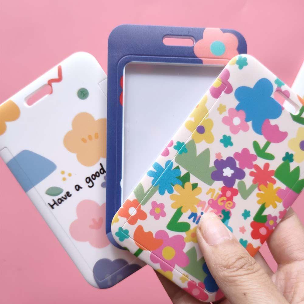 ID Card Cover Keychain Business Card Lanyard Bus Card Case Card Holder Work Card Bag Badge Holder