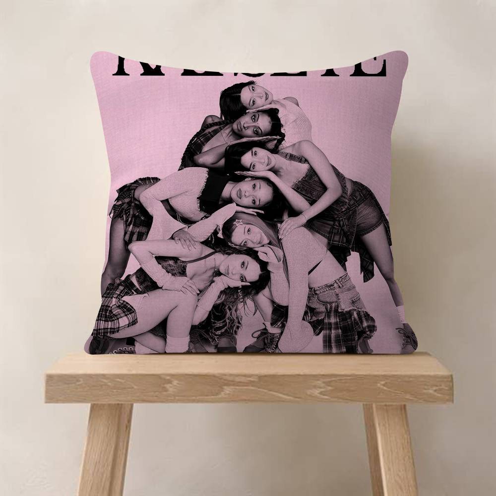 Korea Kpop Band KKatseye Pillow Gifts Home Office Furnishings Bedroom Sofa Car Cushion Cover Case xcm