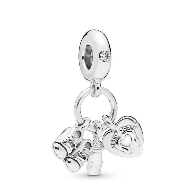 Copper Plated Family Series Dog Bead Fit Original Bracelet Diy Shining Mother Charms Jewelry Gift Women Pendant