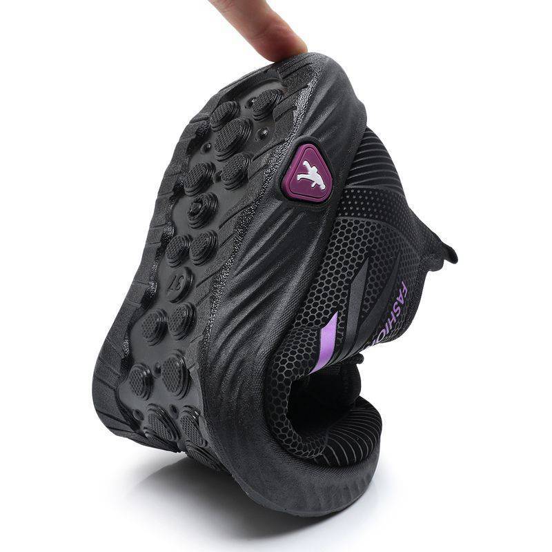 Vinter tykke, varme fleecefôrede joggesko for kvinner Utendørssko med anti-skli såle for kvinner Lett uformelt pelsfôret sportssko