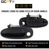 OCPTY Door Handle Exterior Front Driver Left Side Replacement fit 1993-1997 for Geo Prizm for Corolla Outside Door Handle Black