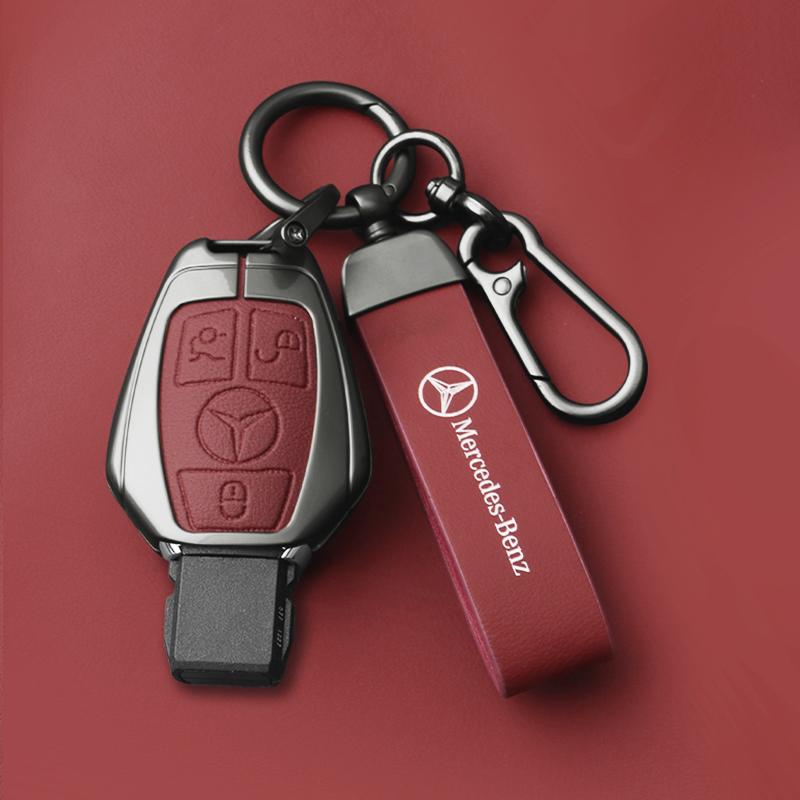 YHB3 Car Key Case Cover Shell Holder Protection For Mercedes Benz A B C S Class AMG GLA GLS CLA GLC GLK W176 W221 W204 W205 W463 W212