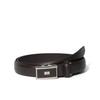 Smooth Leather Buckle Belt JLMB435L Chocolate Free Men's (Long Size)