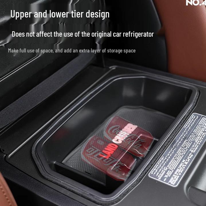 08-21 Land Cruiser Center Console Armrest Storage Organizer