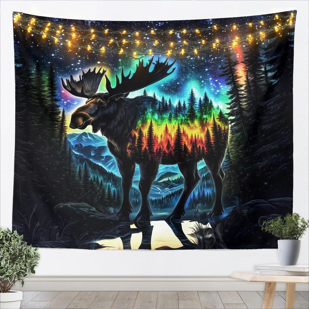 Zebra Wall Hanging Blanket Large Black White Glitter Tapestry for Kids Animal Print Wall Art Women Men Teens Geometric Stripes