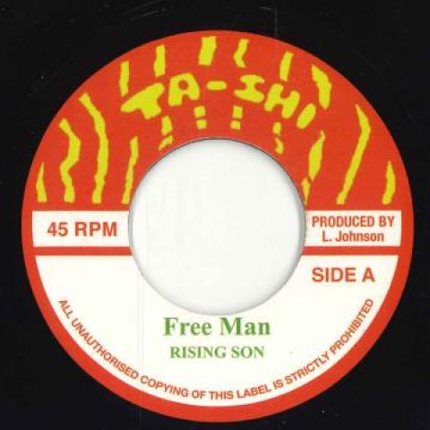 7inch Record RISING SON - Free Man / Free Dub none Ta-shi UK 2022 UK Reggae, Ska & Dub