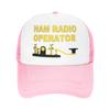Ham Radio Operator  Trucker Hat For Man Woman Summer Outdoor Mesh Side Hats Caps Adjustable Fit For Casual Headwear