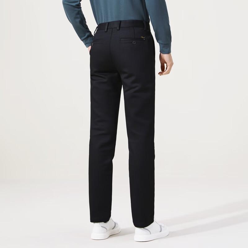 Septwolves Men's Slim-Fit Straight-Leg Business Casual Pants with Lyocell