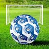 Soccer Club Emblem Design Printed Size 5 Soccer Ball - Durable, Machine-stitched, Soft and Comfortable, Suitable for Training and Matches Gift