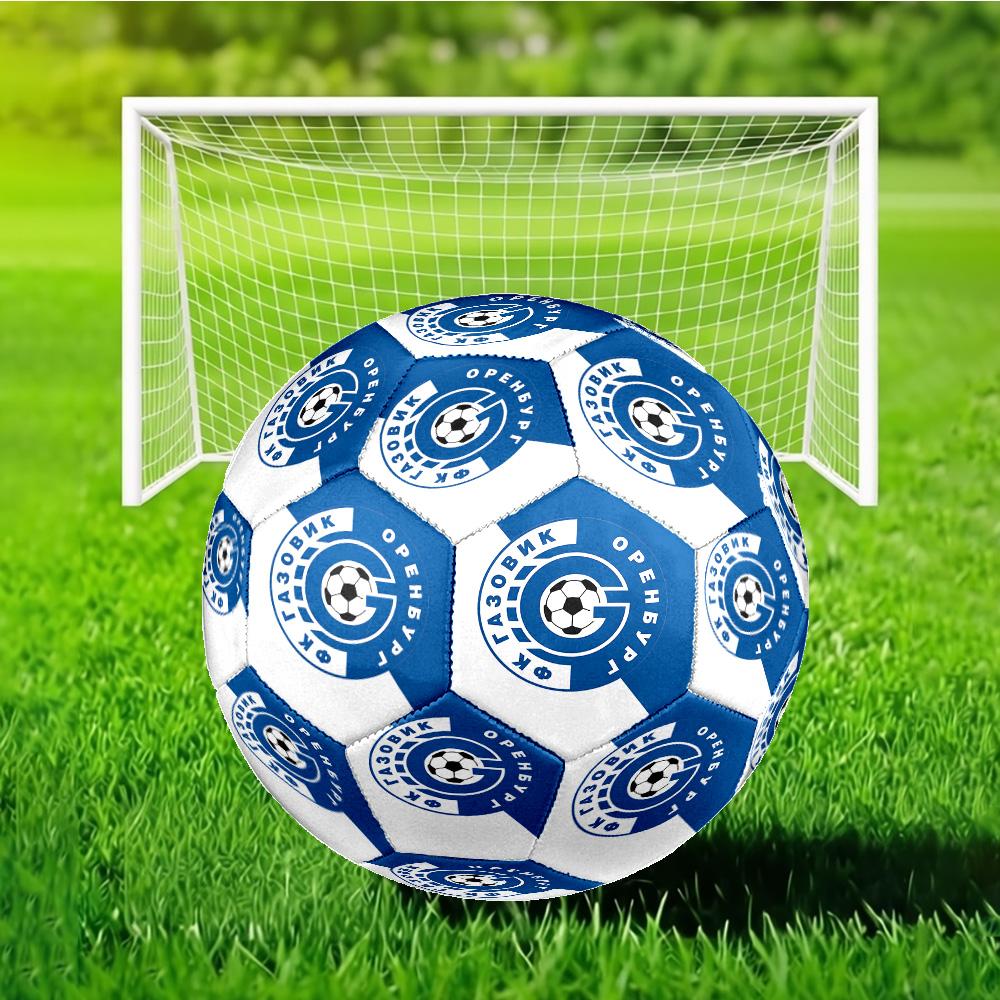 Soccer Club Emblem Design Printed Size 5 Soccer Ball - Durable, Machine-stitched, Soft and Comfortable, Suitable for Training and Matches Gift