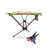 Hawk Zing Freestanding Hammock Folding Aluminum Bed Cot Chair Bed Outdoor Camping Leisure Indoor Outdoor Balcony Stand (Brown Color)