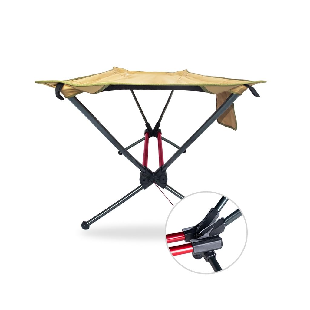 Hawk Zing Freestanding Hammock Folding Aluminum Bed Cot Chair Bed Outdoor Camping Leisure Indoor Outdoor Balcony Stand (Brown Color)