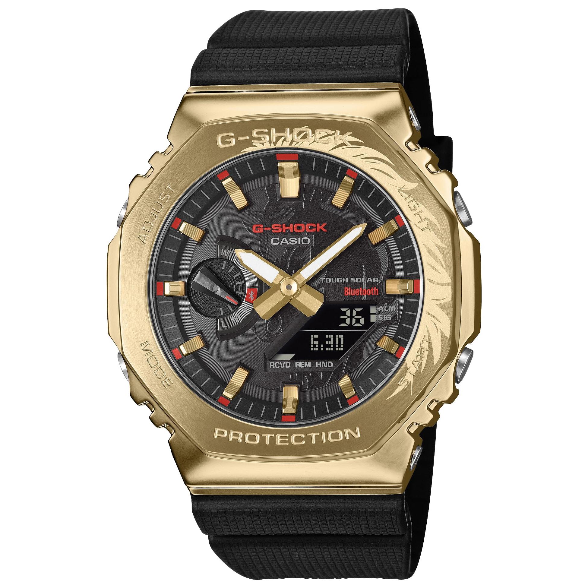 

[CASIO] G-Shock Men s Watch GBM-2100CX-9AJR: Bluetooth, Solar Powered, Eco-Friendly Material, Black [Official Domestic Model]
