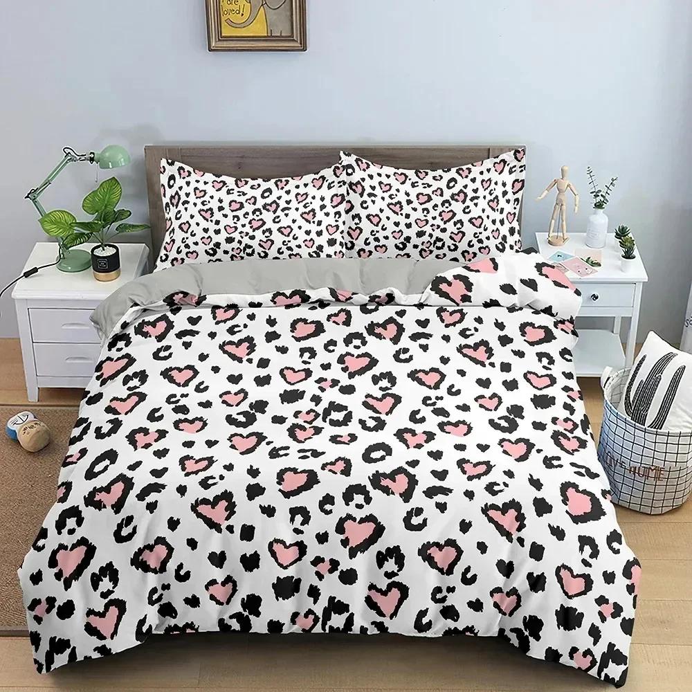 

New 3D Luxury Bedding Set Love Heart Duvet Cover Single Full Quilt Cover Comforter Bedding Bed Set For Girls Woman 70x133cm 2pcs