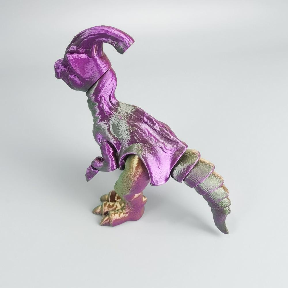 3D Printing Jurassic Tyrannosaurus Rex Triceratops Velociraptor Toy Simulation Dinosaur Animal Figure Joint Movable Boy Gift
