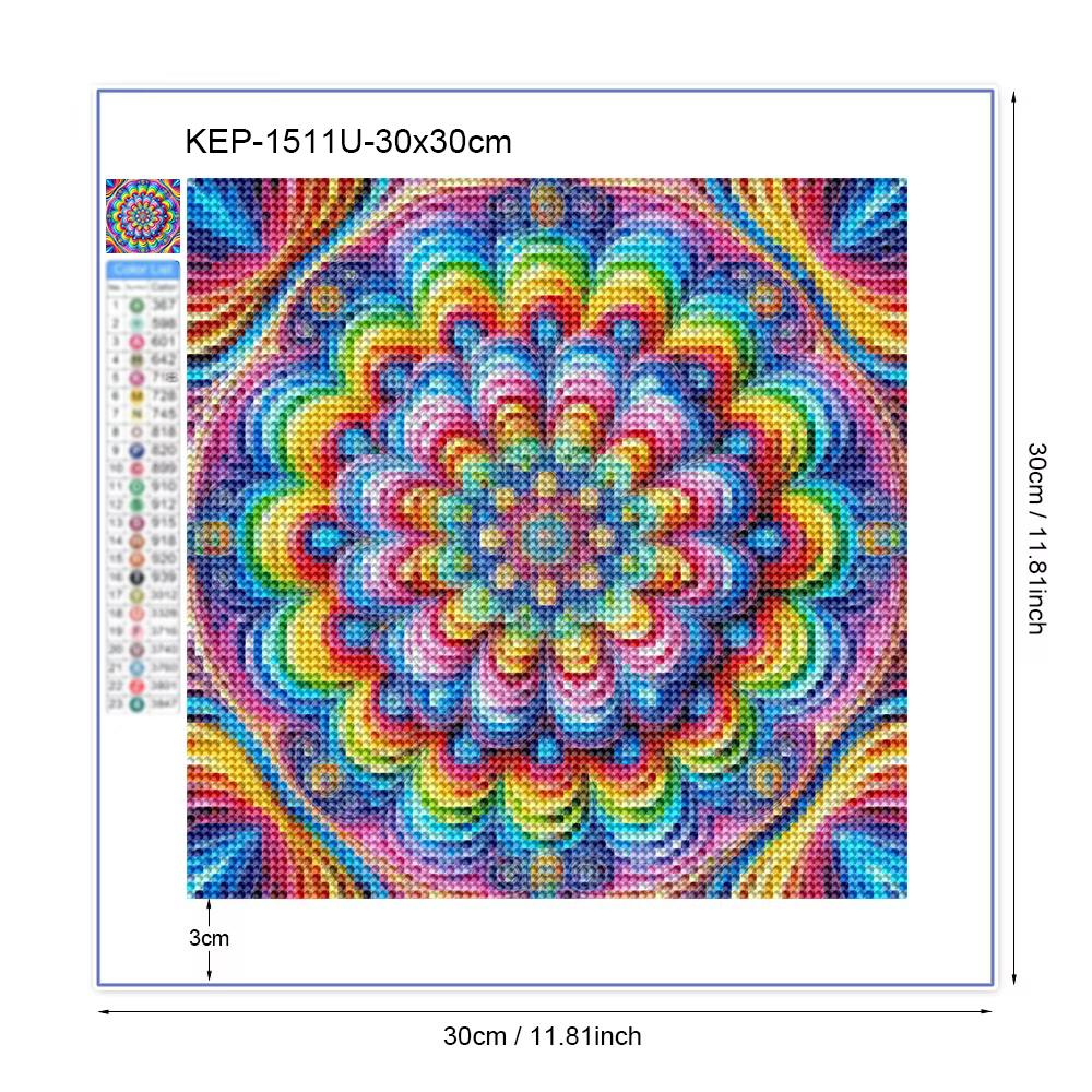 Diamond Painting Mandala DIY 5D Full Square Round Drill Embroidery Fantasy Mosaic Flower Wall Decorations Living Room New 2026