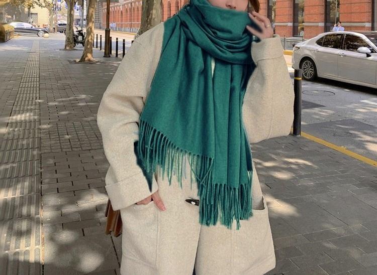 Elegant Women' Scarf Soft As Cashmere SMOOTH CLASSIC SCARF 200x66cm