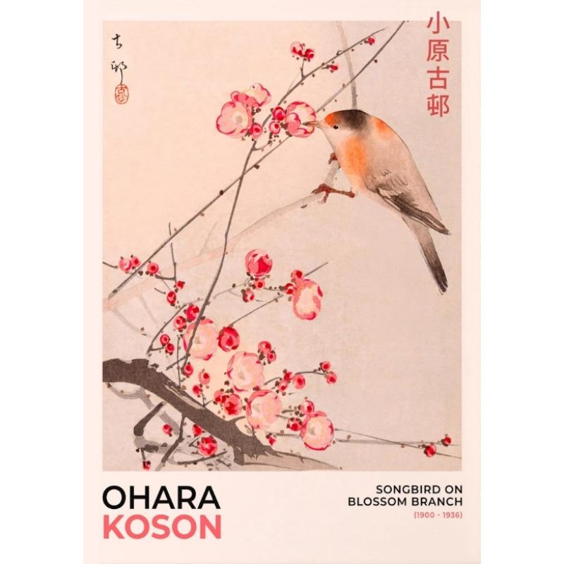 Japanese Wall Poster Vintage Japanese Fine Art Poster Ohara Koson Katsushika Hokusai Prints Canvas Painting Wall Art Decoration