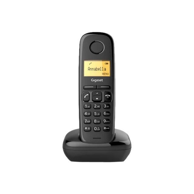 Gigaset A170 Téléphone sans fil avec ID d'appelant DECT\GAP noir