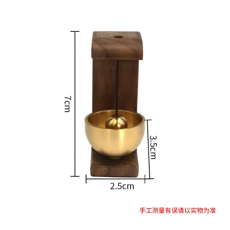 Magnetic Wooden Doorbell Dopamine Wind Chime for Entryway, Shop Entry Reminder Bell, New Chinese Style Decoration