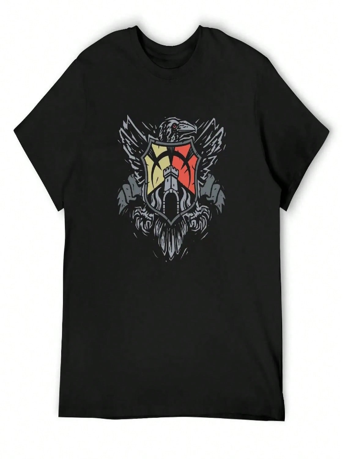 The Eagle And The unisexara T-Shirt Clothing Plus Size Tops Cute Tops Heavy Weight T Shirts For unisex S разноцветный