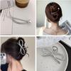 Mno Silver Ring Hairpin Clip Hairpin Hairpin for Thick Hair Decoration
