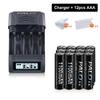 PALO 1.2V NI-MH AAA 1100mah Rechargeable battery AAA NIMH 3A Batteries With 4 Slots USB charger for 1.2V/1.5V AA AAA Battery