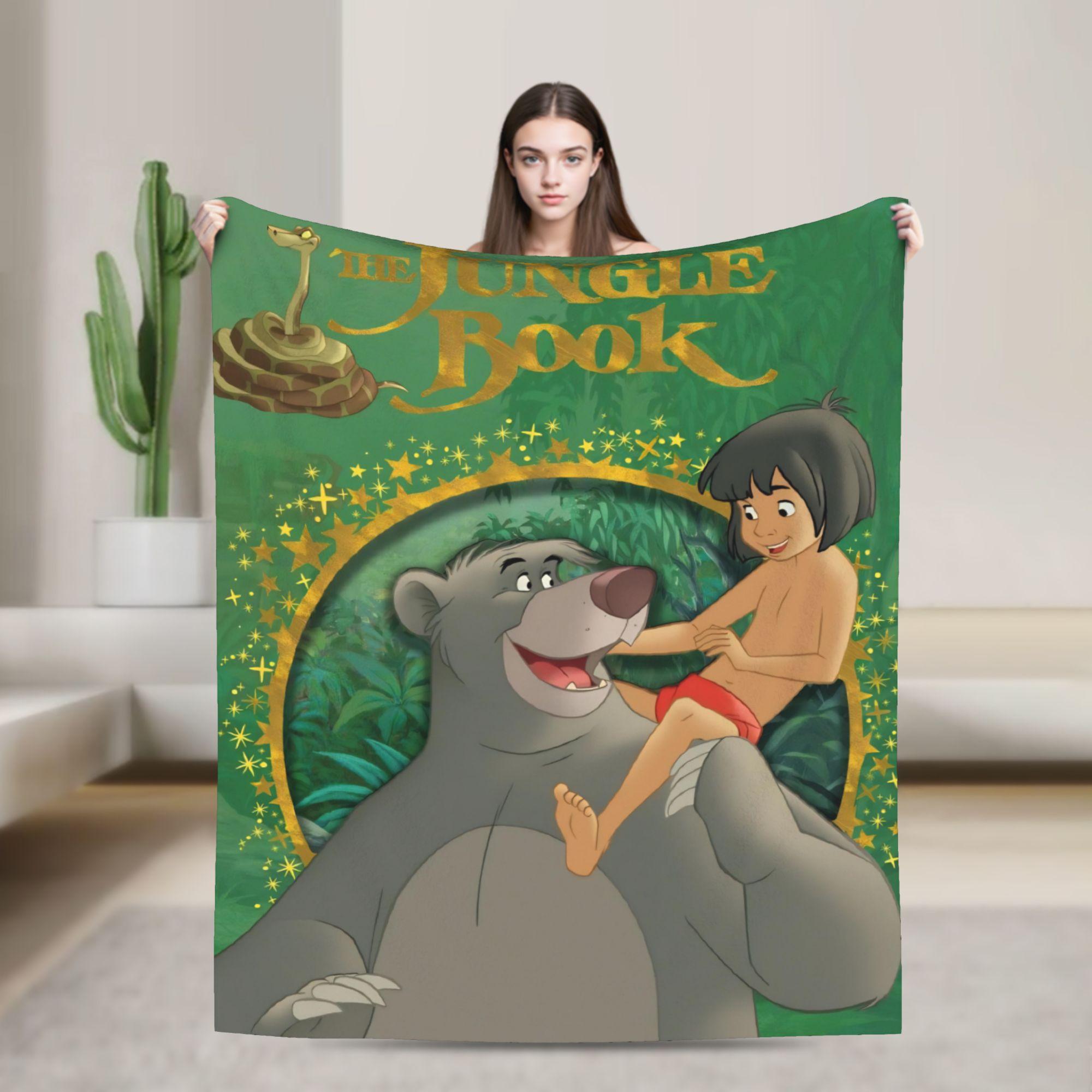 

Soft Blanket Decorative The Jungle Book Bedding Throws Flannel Bedspread For Outdoor Novelty Sofa Bed Cover 75x90cm