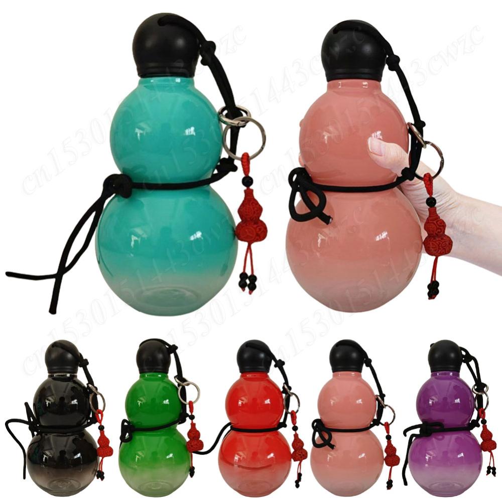 Gourd Sports Water Bottle Vintage Chinese Retro-Inspired Gourd Water Bottle 800ML Large Capacity Water Kettle Gifts for Outdoor