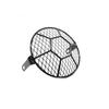 JPMODAO Motorcycle Headlight Universal Cover, 7-inch Protective Cover, Motorcycle Mesh Cover, Retro Grille, Side-Mount Retro Protective Mesh Cover (D)