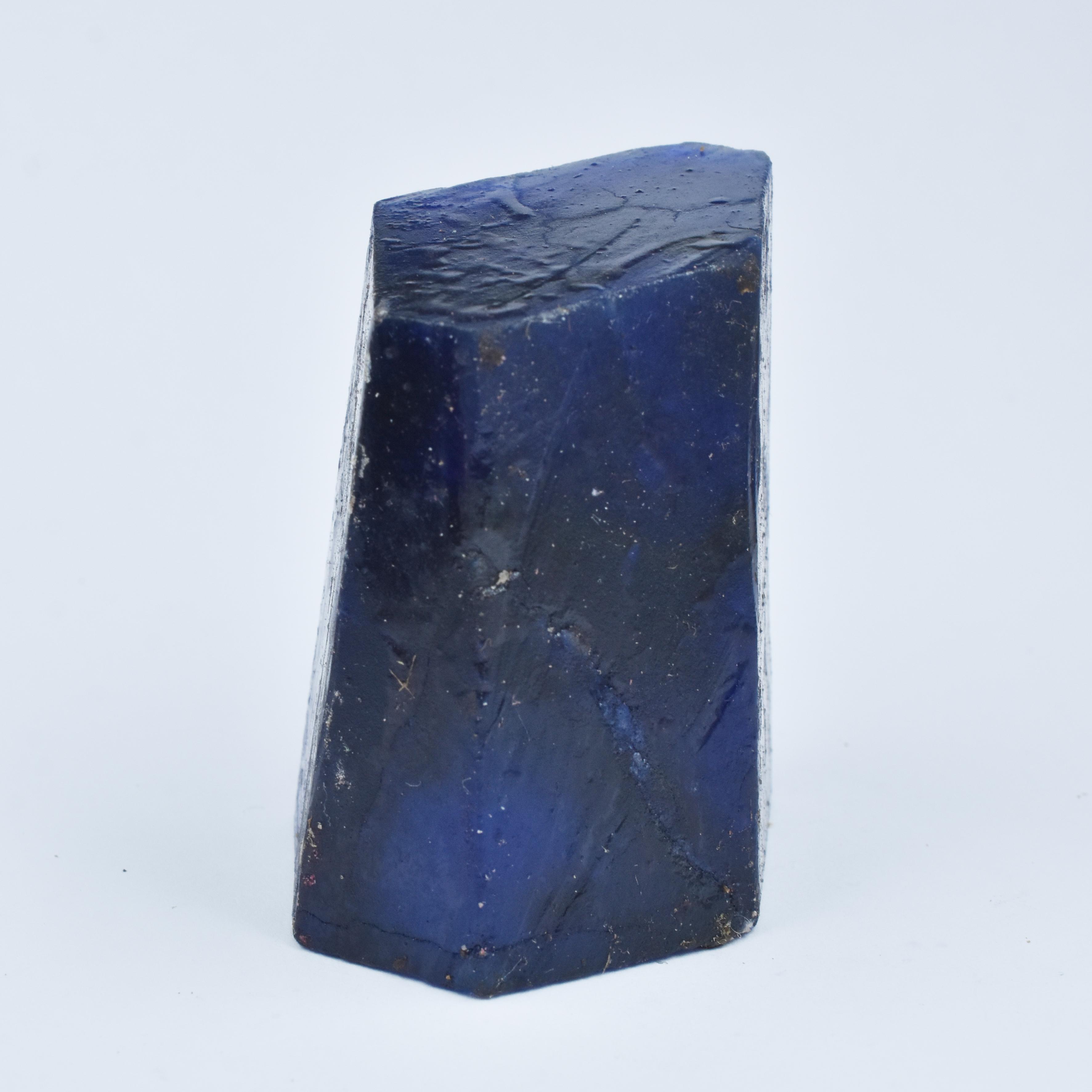 

Natural Blue Tanzanite Earth Mined Rough 570.15 Ct CERTIFIED Loose Gemstone 47.3 mm Approx. синій