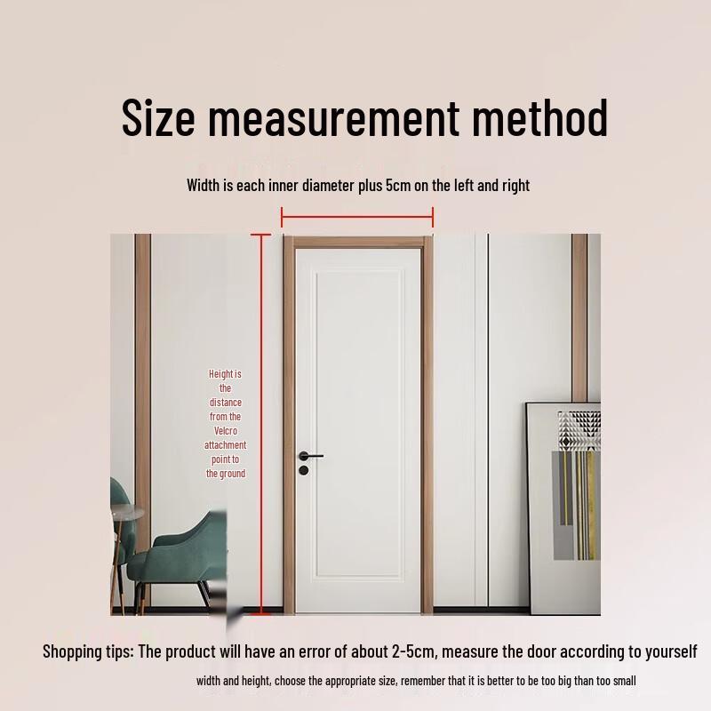 Yishunda Thermal Cotton Door Curtain with Window