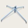 Metal Christmas Tree Stand Universal Folding Xmas Tree Base Replacement Artificial Tree Stand Fits 0.75-1.25inch Pole