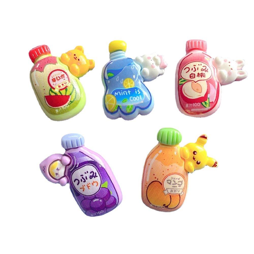 Cream Glue Bottle Diy Hair Ornament Cup Stationery Case Hair Accessory Resin
