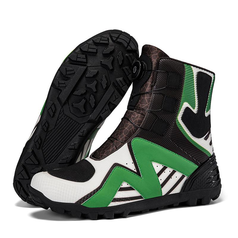 

New Style Modified Motorcycle Riding Jacket Mens Protective Gear Motorcycle Helmet Four Seasons Outdoor Race Jacket Modified Travel Equipment Riding 46 зелёный/чёрный