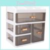 With Makeup Drawer Tier 3 Transparent Cosmetic Storage Box For Bathroom Countertop Desktop