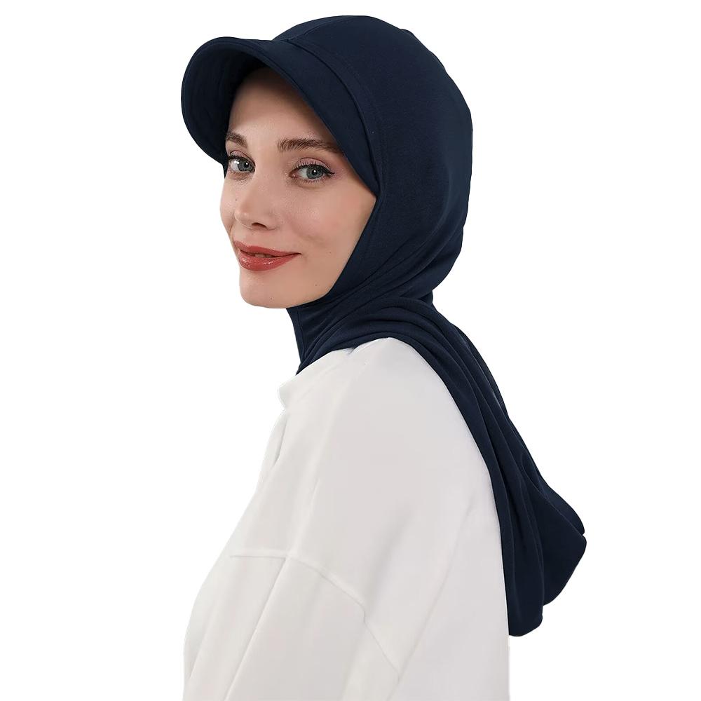 Muslim Women Head Wraps Brim Cap