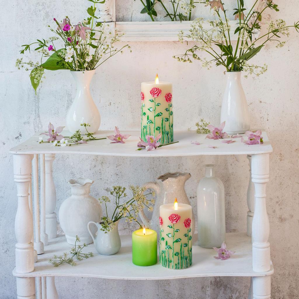Embossed LED electronic candles, paraffin candles, flickering flames, wedding romantic confession, birthday romantic electronic