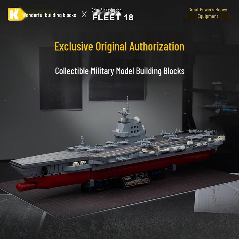 Keeppley Fujian Aircraft Carrier Model Building Kit