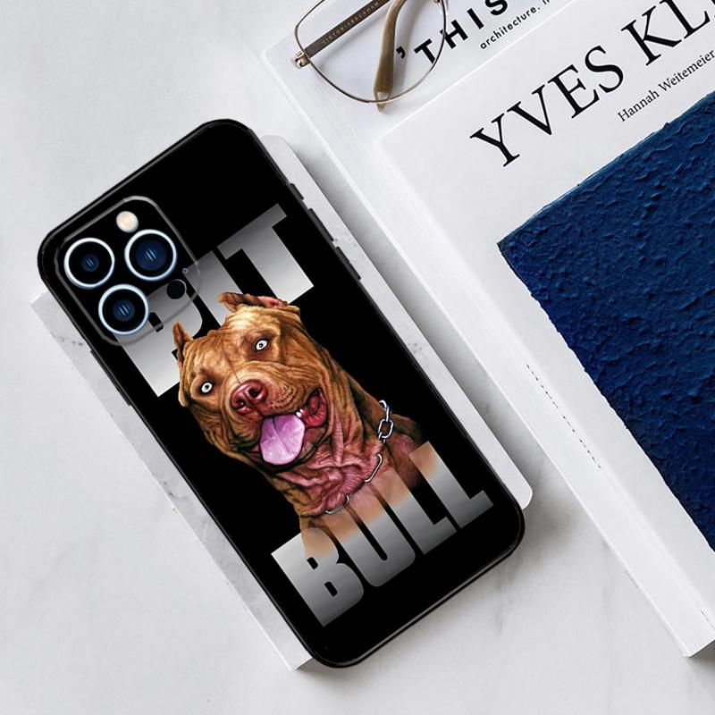 Pit Bull Lovely Dog Pitbull Case For iPhone 17 Air 15 14 11 16 Pro Max 13 12 Mini 15 16 Plus 16e Funda Silicone Cover