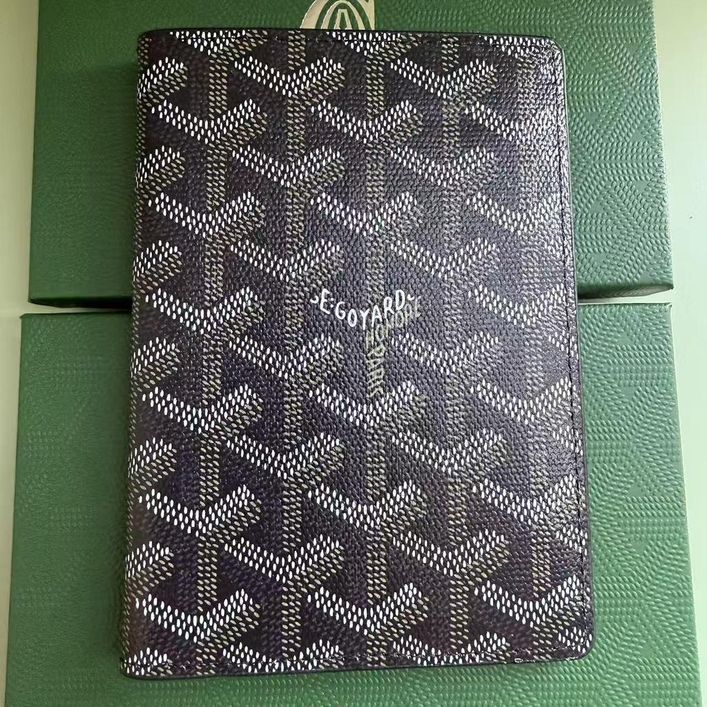 2024 Goya Ultradünner Hahnentritt Reisepass- und Ausweishalter - Koreanischer Modestil