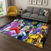 Cartoon Saint Seiya Anime Carpet Rug for Bedroom Living Room Sofa Playroom Doormat Home Decor,Kid Game Area Rug Non-slip Gift