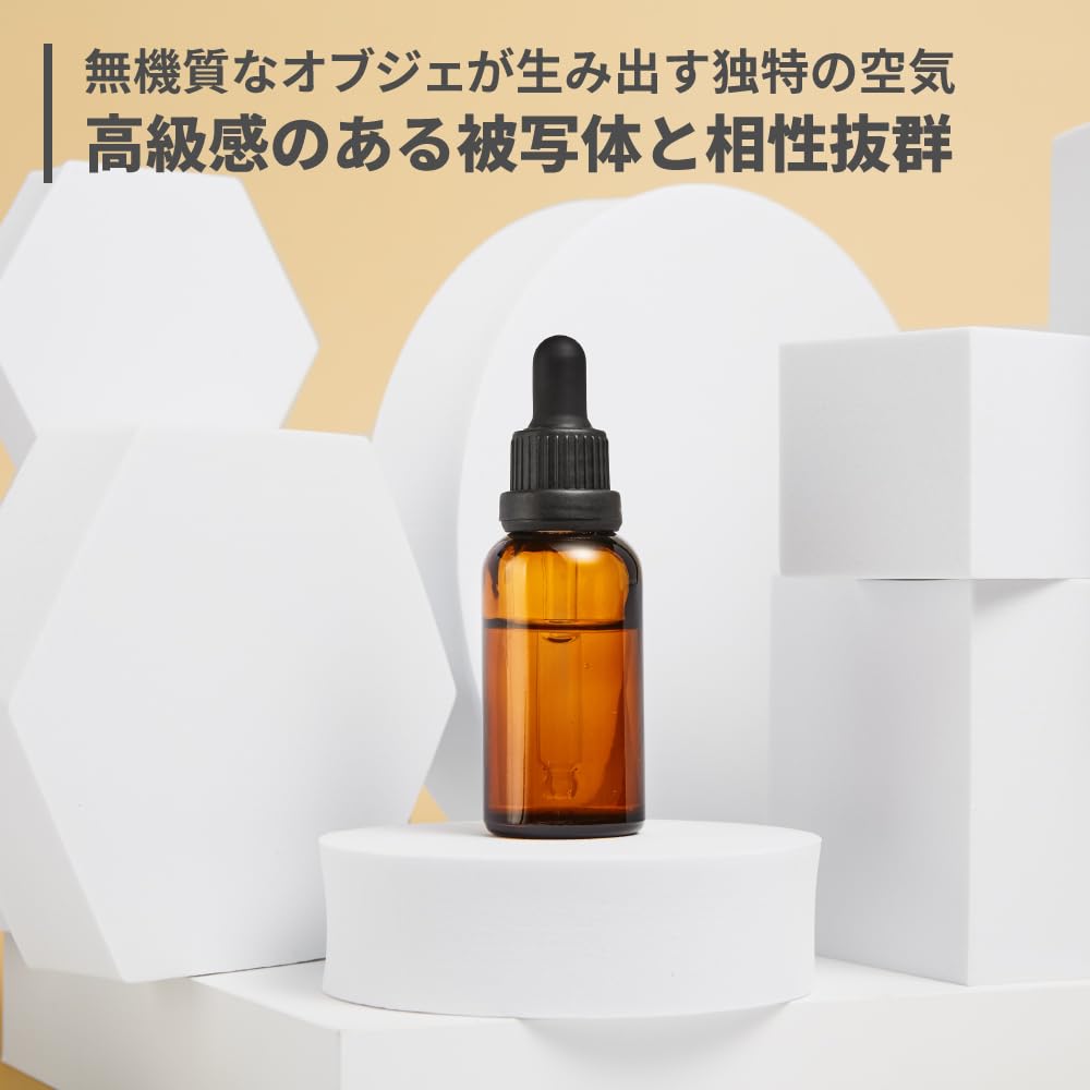 Ihr Stück 3D-Objekt, Geometrisches Design, Einfarbige, Leicht, Fotografie-Requisite, Studio, Produktfotografie, Fotogen, Schmuck (Weiß)