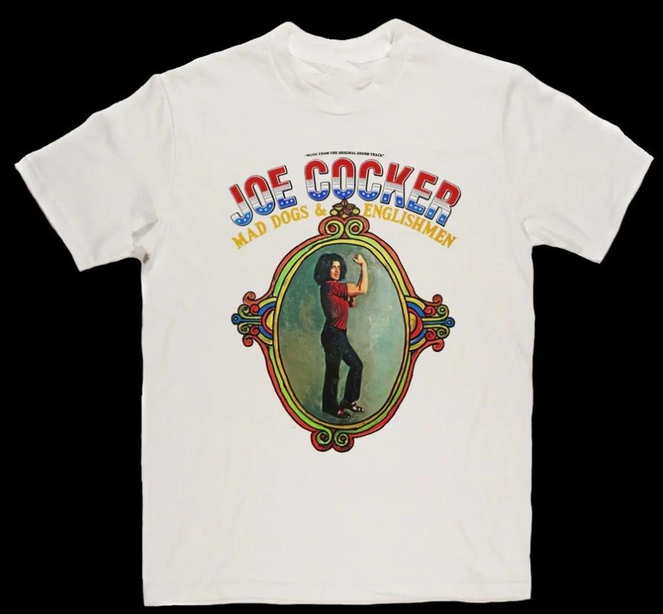Vtg Joe Cocker Mad Dogs Unisex Short Sleeve T-shirt size S-5XL L
