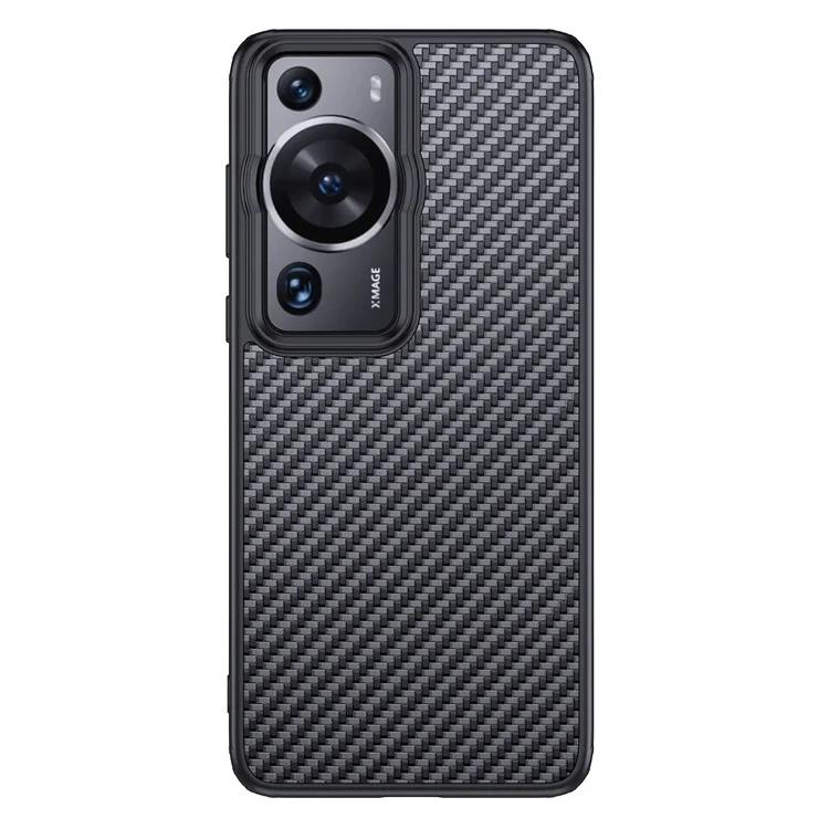 

Для Huawei P60 Pro / P60 Kevlar Fiber TPU Anti-Drop Phone Case Магнитный защитный чехол
