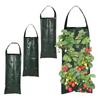 Green 6/8/10 Holes Hanging Strawberry Plant Grow Bag Veranda Home Garden Supplies Compost Seedlings Outdoor Planter Decoration