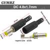 10PCS DC Connectors 5.5x2.1mm 3.5x1.3mm DC Power Plug Male Female Jack Socket Panel Mount DC Power Adapter Connector 5.5*2.1
